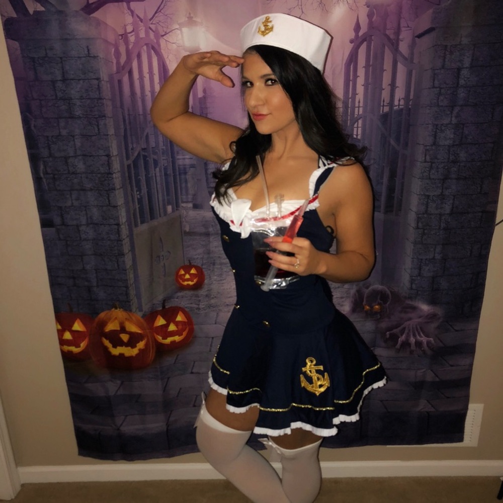 Sexy sailor costume Halloween nautical doll outfit